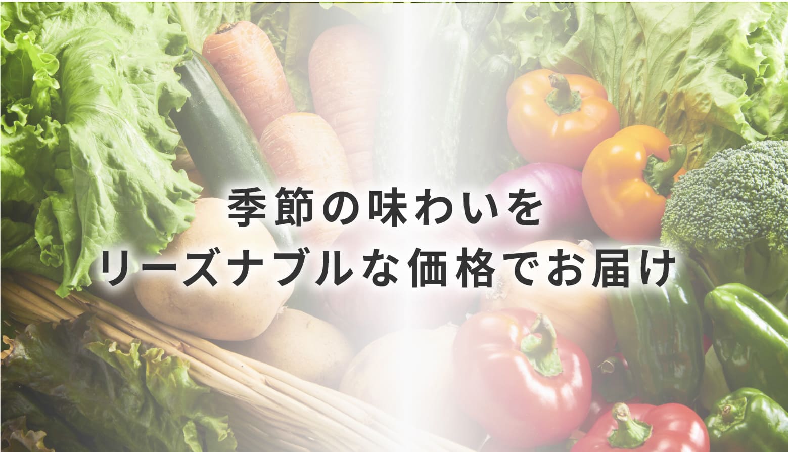 季節の味わいをリーズナブルな価格でお届け